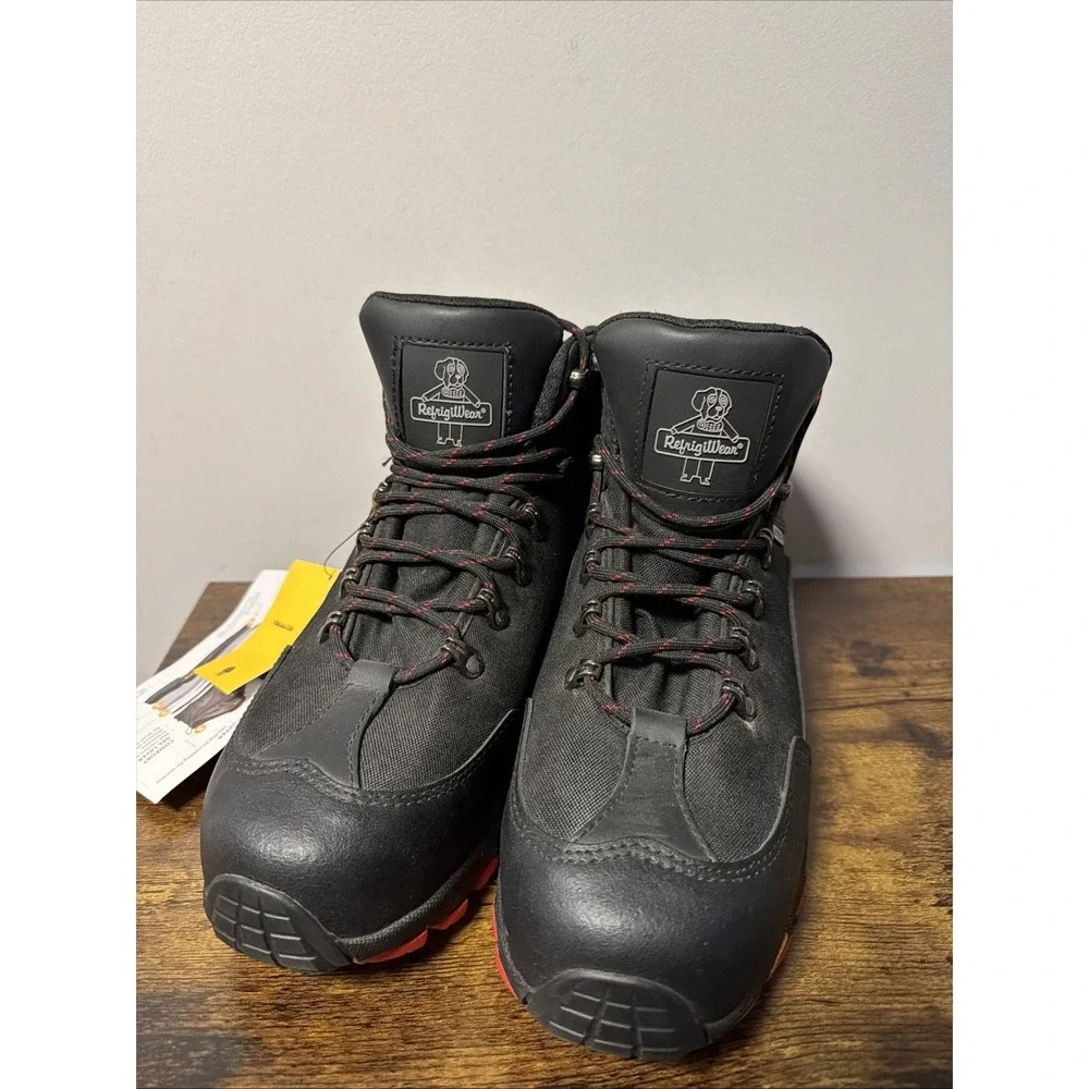 NEW RefrigiWear Black Widow COMPOSITE TOE Waterproof 1136CR‎ Work Boots Sz 9.5